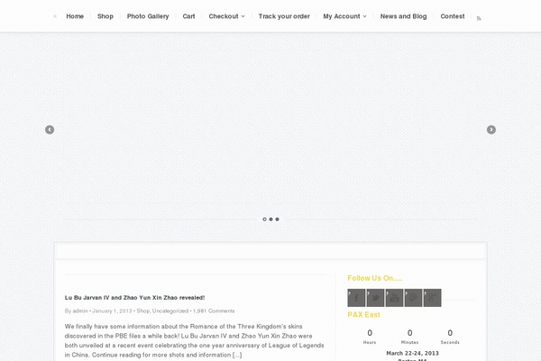 Kaboodle theme site design template sample