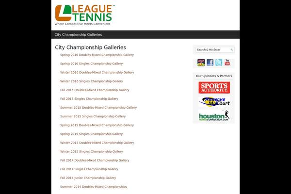 leaguetennis.net site used Magazine Premium