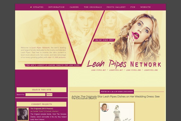 V2 theme site design template sample