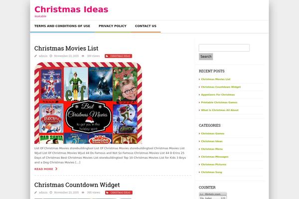 SABINA theme site design template sample