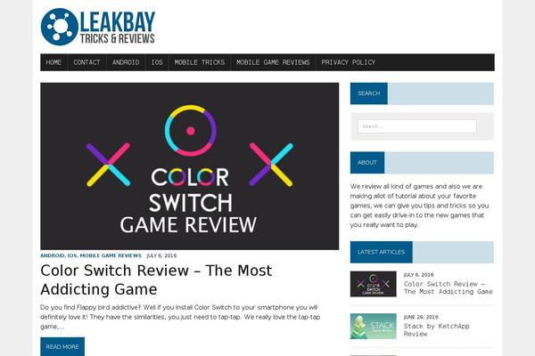 MH Newsdesk lite theme site design template sample
