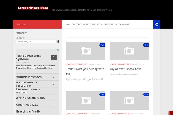Hueman theme site design template sample
