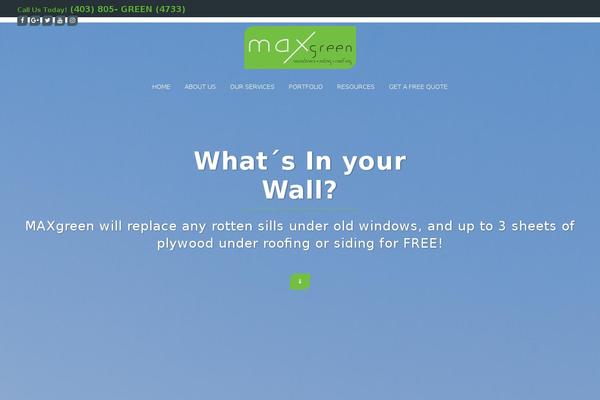 Site using The Social Links plugin