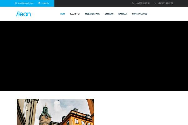 lean-ab.com site used Bizix-child-theme