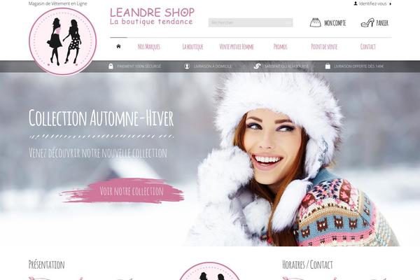 Shop theme site design template sample