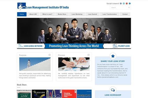 Thinker theme site design template sample