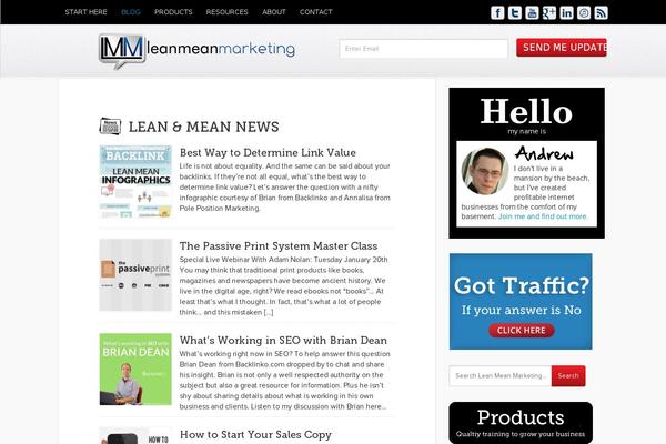 News theme site design template sample