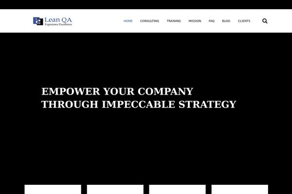 The Company theme site design template sample
