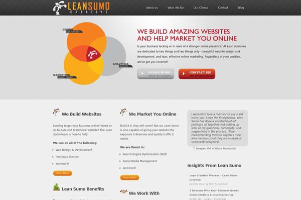 Paradox theme site design template sample