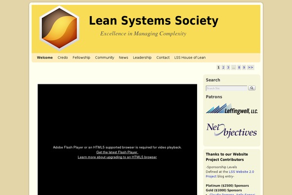 Specia theme site design template sample