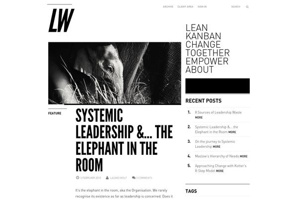leanwarrior.com site used Lw