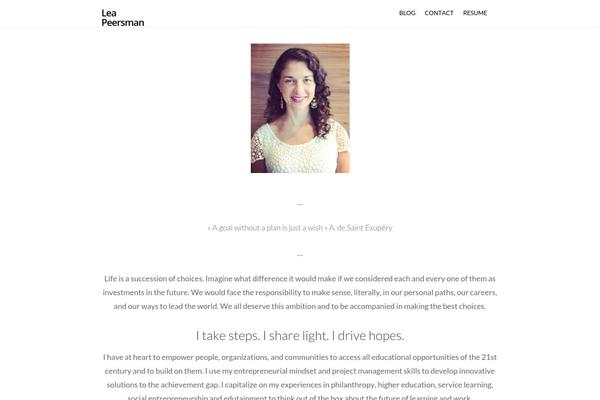 Salient theme site design template sample