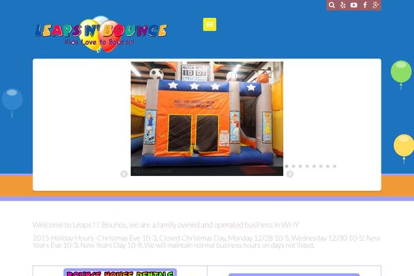Happy Kids theme site design template sample