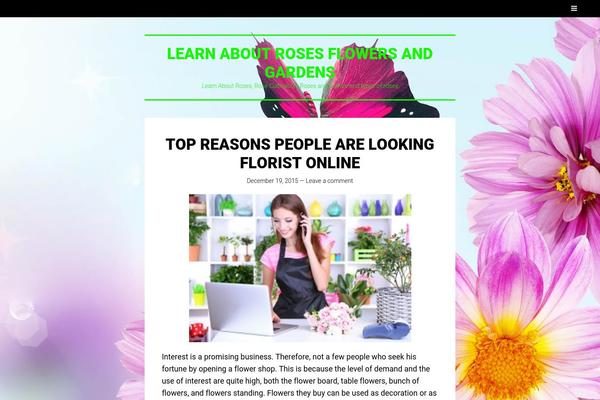 Singl theme site design template sample