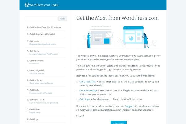 A8c theme site design template sample
