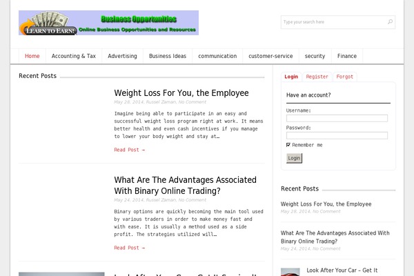 Lightly theme site design template sample