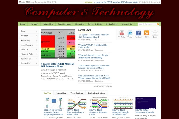 Forester theme site design template sample