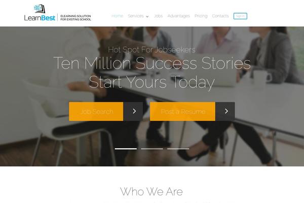 Cherry Framework theme site design template sample