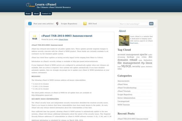 learncpanel.com site used Omic
