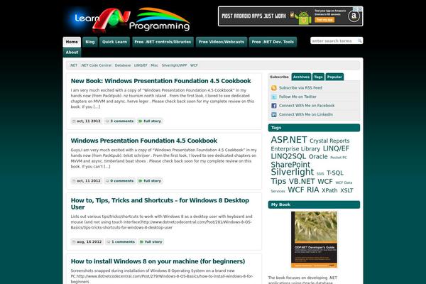Site using Featured Content Gallery plugin