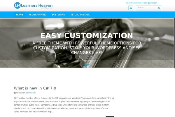 Site using AccessPress Social Share plugin