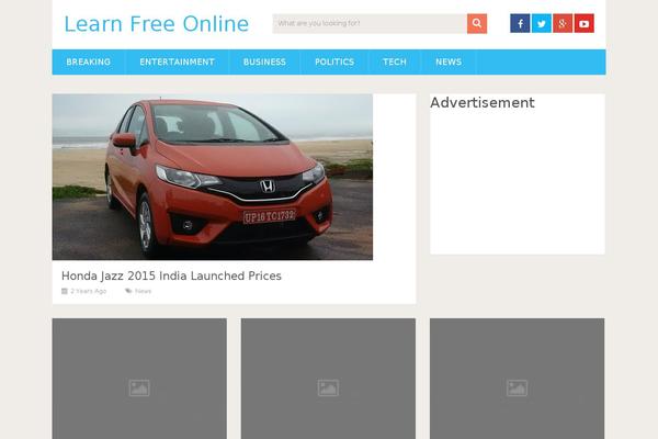SociallyViral theme site design template sample