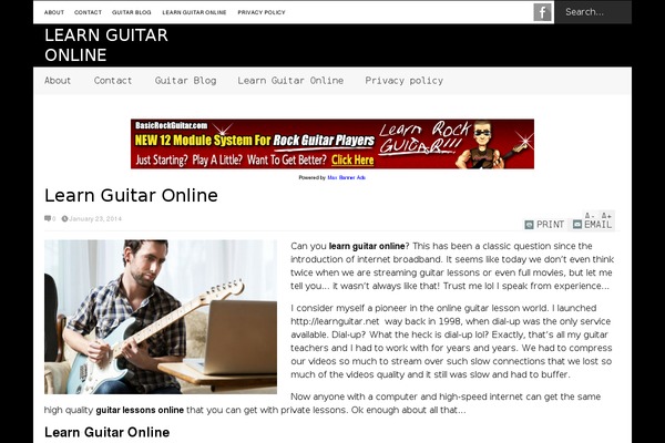 Site using Ad King Pro plugin