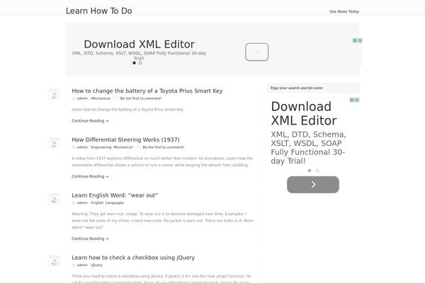 learnhow2do.com site used inLine