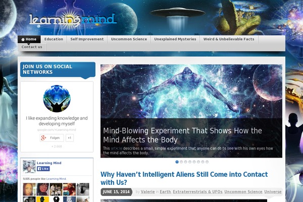 Site using Ocean-sticky-header plugin