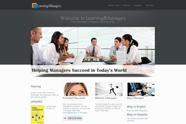 learning4managers.com site used Simplify