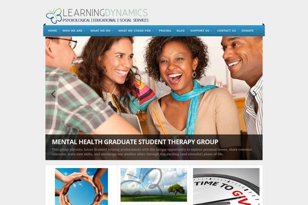 NonProfit theme site design template sample
