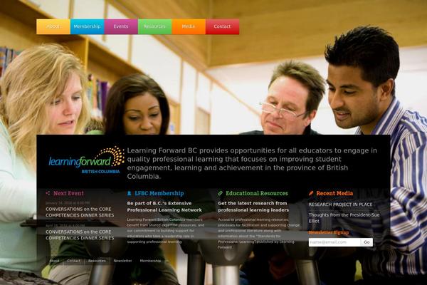 Roots theme site design template sample