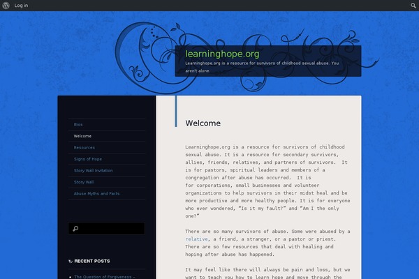 WordPress website example screenshot