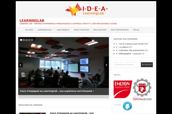 Site using Events-calendar plugin