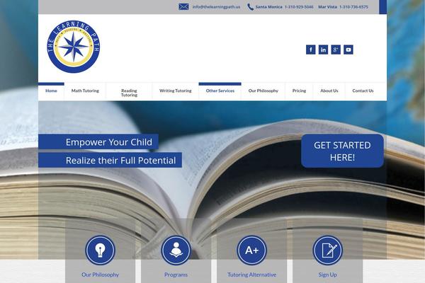 Lp theme site design template sample
