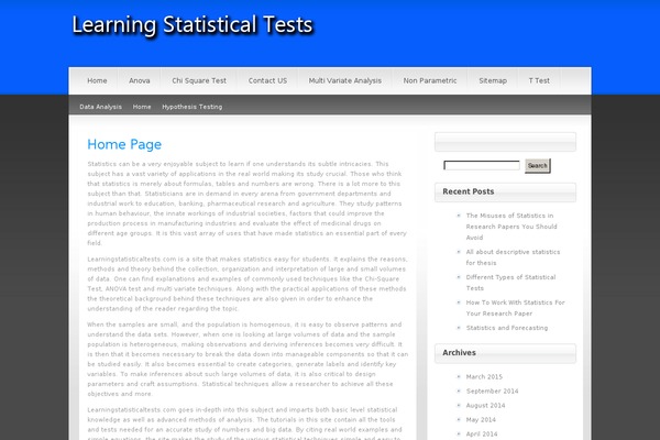 Simplism theme site design template sample
