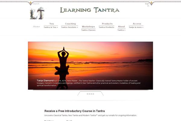 Evolution theme site design template sample