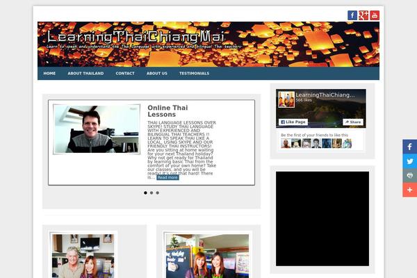 Blue Planet theme site design template sample