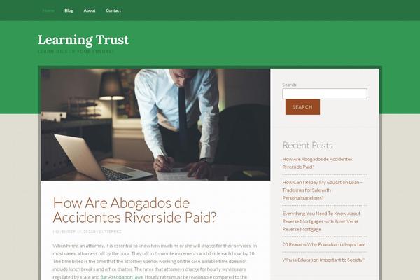 Going Green Pro theme site design template sample
