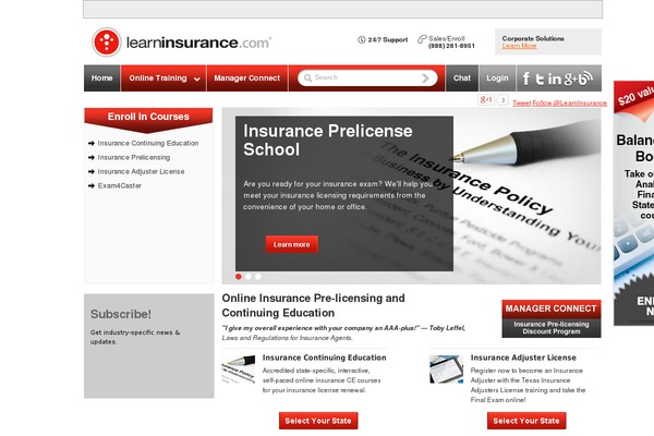 learninsurance.com site used Li-version-2