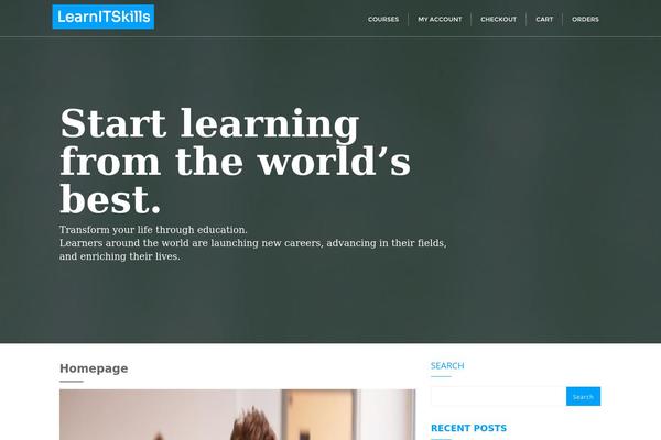 Bizberg theme site design template sample