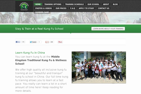 Site using Floating Social Bar plugin
