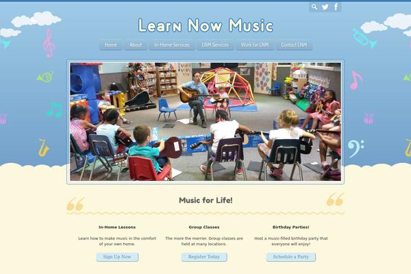Happy Kids theme site design template sample