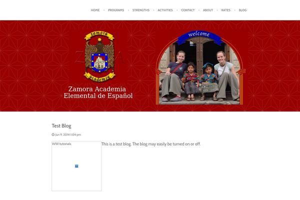 Anacron theme site design template sample