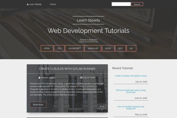 Sleek theme site design template sample