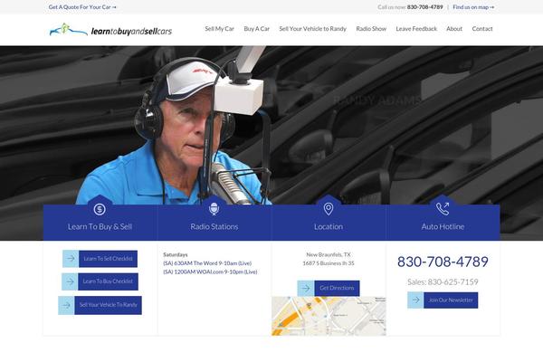 Auto Repair theme site design template sample