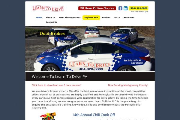 Drivingschool theme site design template sample