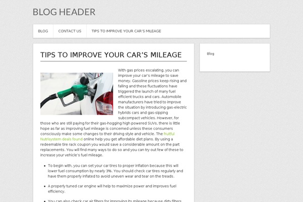 Contango theme site design template sample