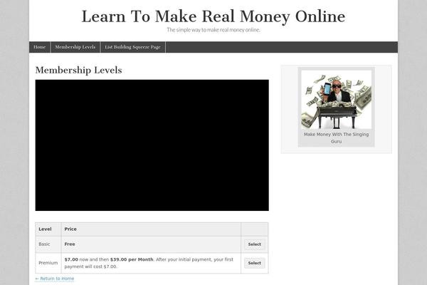 Magazine Basic theme site design template sample