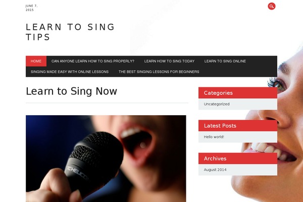 The Newswire theme site design template sample